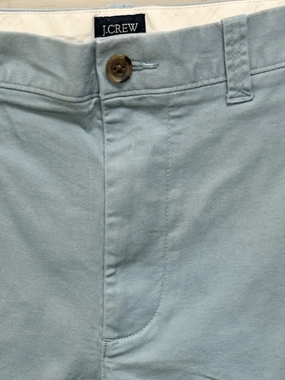 J. Crew 7” Men’s Light Blue Chino Shorts-7” Inseam